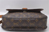 Auth Louis Vuitton Monogram Saint Cloud GM Shoulder Cross Bag M51242 LV 1087D