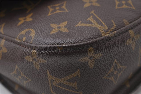 Auth Louis Vuitton Monogram Saint Cloud GM Shoulder Cross Bag M51242 LV 1087D