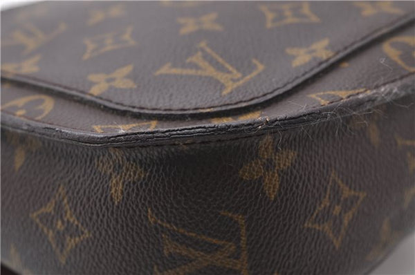 Auth Louis Vuitton Monogram Saint Cloud GM Shoulder Cross Bag M51242 LV 1087D