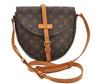 Authentic Louis Vuitton Monogram Chantilly MM Shoulder Cross Bag M51233 LV 1088G
