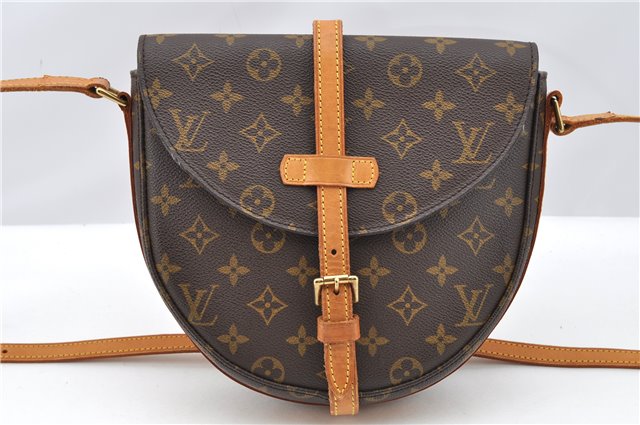 Authentic Louis Vuitton Monogram Chantilly MM Shoulder Cross Bag M51233 LV 1088G