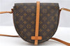 Authentic Louis Vuitton Monogram Chantilly MM Shoulder Cross Bag M51233 LV 1088G