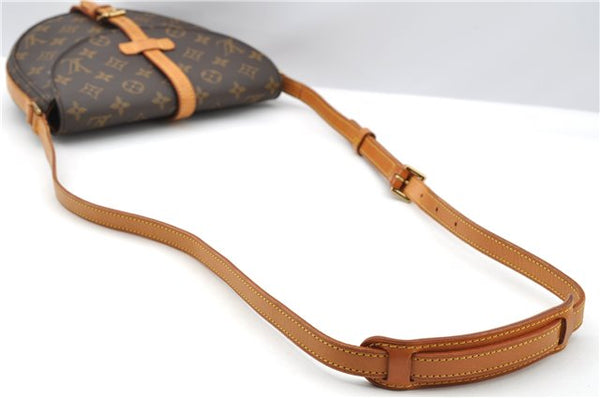 Authentic Louis Vuitton Monogram Chantilly MM Shoulder Cross Bag M51233 LV 1088G
