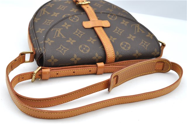 Authentic Louis Vuitton Monogram Chantilly MM Shoulder Cross Bag M51233 LV 1088G