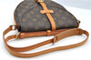 Authentic Louis Vuitton Monogram Chantilly MM Shoulder Cross Bag M51233 LV 1088G