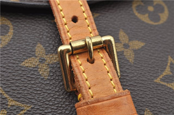 Authentic Louis Vuitton Monogram Chantilly MM Shoulder Cross Bag M51233 LV 1088G