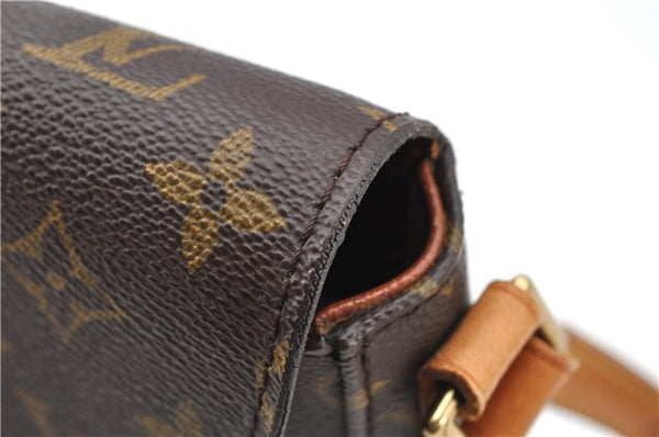 Authentic Louis Vuitton Monogram Chantilly MM Shoulder Cross Bag M51233 LV 1088G