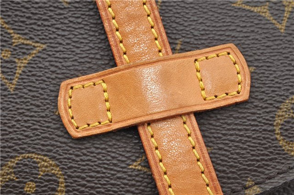 Authentic Louis Vuitton Monogram Chantilly MM Shoulder Cross Bag M51233 LV 1088G