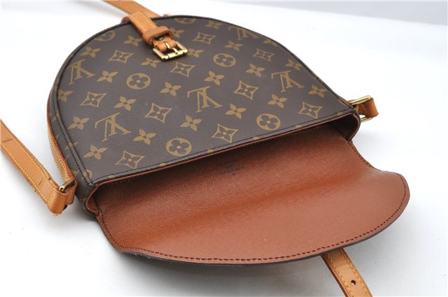 Authentic Louis Vuitton Monogram Chantilly MM Shoulder Cross Bag M51233 LV 1088G
