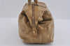 Authentic YVES SAINT LAURENT Easy Boston Hand Bag Enamel 208315 Beige 1088I