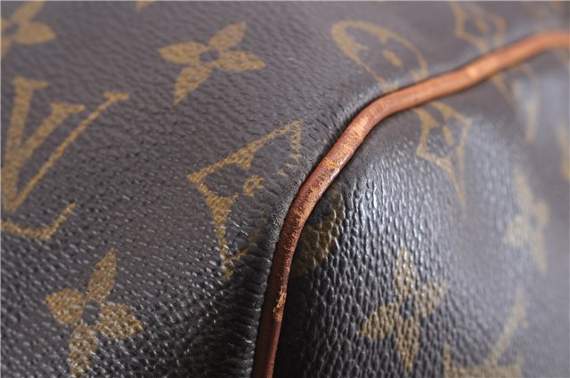 Authentic Louis Vuitton Monogram Keepall 55 Travel Boston Bag M41424 LV 1090E