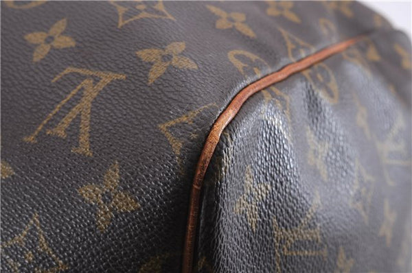 Authentic Louis Vuitton Monogram Keepall 55 Travel Boston Bag M41424 LV 1090E