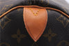 Authentic Louis Vuitton Monogram Keepall 55 Travel Boston Bag M41424 LV 1090E