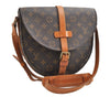 Authentic Louis Vuitton Monogram Chantilly GM Shoulder Cross Bag M51232 LV 1090G