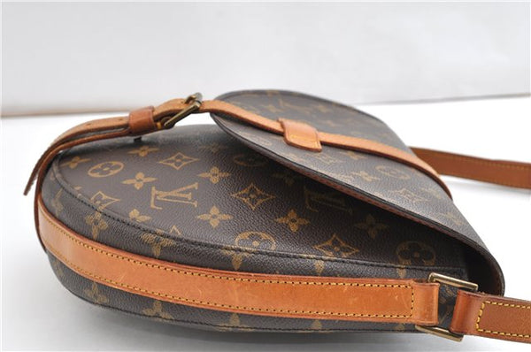 Authentic Louis Vuitton Monogram Chantilly GM Shoulder Cross Bag M51232 LV 1090G