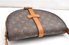 Authentic Louis Vuitton Monogram Chantilly GM Shoulder Cross Bag M51232 LV 1090G