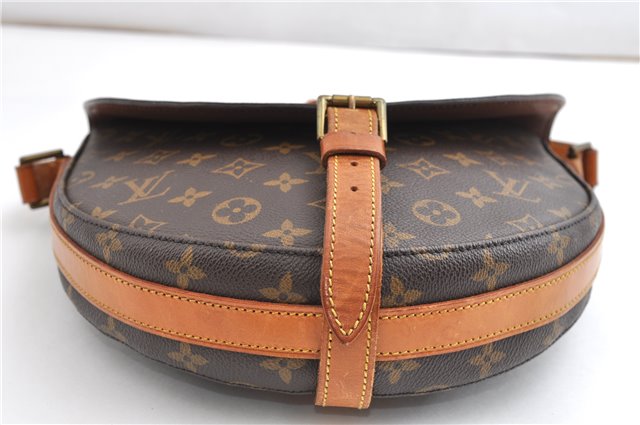 Authentic Louis Vuitton Monogram Chantilly GM Shoulder Cross Bag M51232 LV 1090G