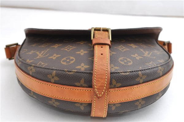 Authentic Louis Vuitton Monogram Chantilly GM Shoulder Cross Bag M51232 LV 1090G