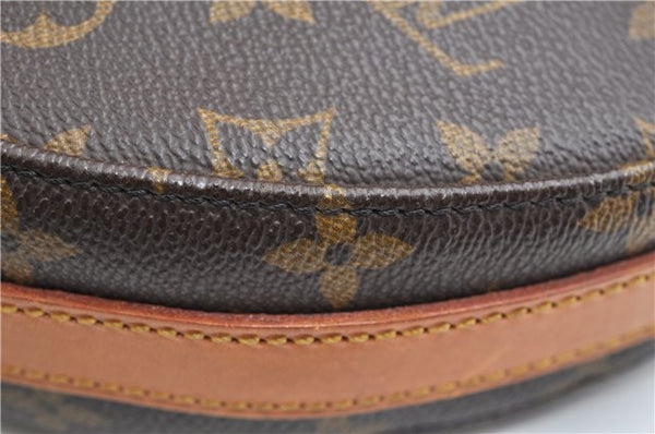 Authentic Louis Vuitton Monogram Chantilly GM Shoulder Cross Bag M51232 LV 1090G