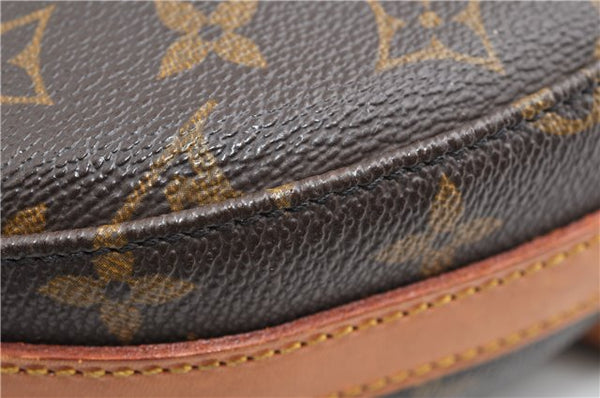 Authentic Louis Vuitton Monogram Chantilly GM Shoulder Cross Bag M51232 LV 1090G