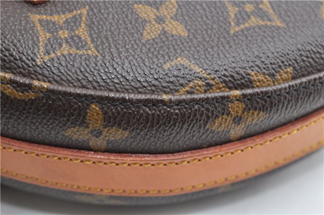 Authentic Louis Vuitton Monogram Chantilly GM Shoulder Cross Bag M51232 LV 1090G