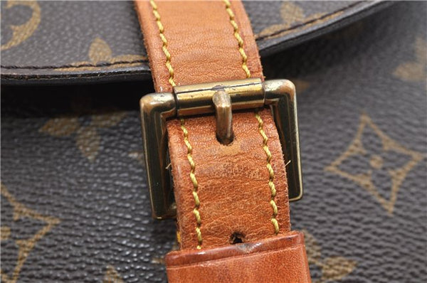 Authentic Louis Vuitton Monogram Chantilly GM Shoulder Cross Bag M51232 LV 1090G