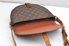 Authentic Louis Vuitton Monogram Chantilly GM Shoulder Cross Bag M51232 LV 1090G
