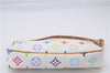 Louis Vuitton Monogram Multicolor Pochette Accessoires Pouch M92649 White 1091E