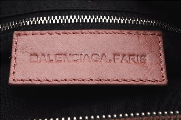 Authentic BALENCIAGA Giant City 2Way Shoulder Hand Bag Leather 173084 Pink 1091F