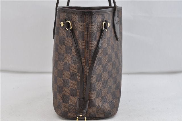 Authentic Louis Vuitton Damier Neverfull PM Tote Bag N51109 LV 1092D