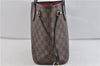 Authentic Louis Vuitton Damier Neverfull PM Tote Bag N51109 LV 1092D