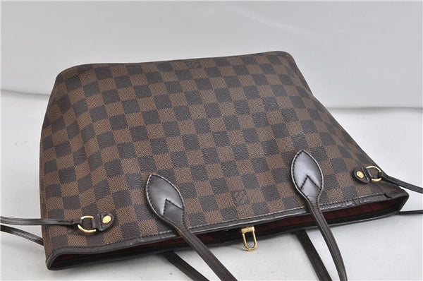 Authentic Louis Vuitton Damier Neverfull PM Tote Bag N51109 LV 1092D