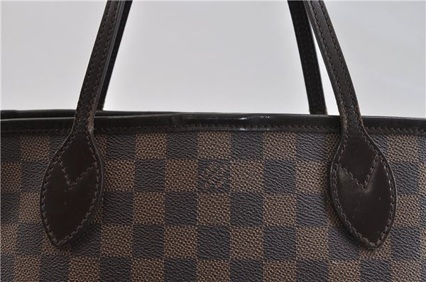 Authentic Louis Vuitton Damier Neverfull PM Tote Bag N51109 LV 1092D