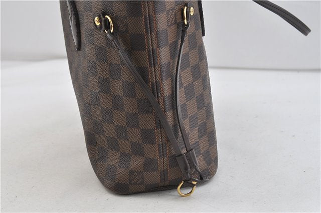 Authentic Louis Vuitton Damier Neverfull PM Tote Bag N51109 LV 1092D