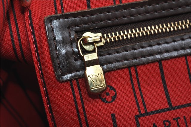 Authentic Louis Vuitton Damier Neverfull PM Tote Bag N51109 LV 1092D