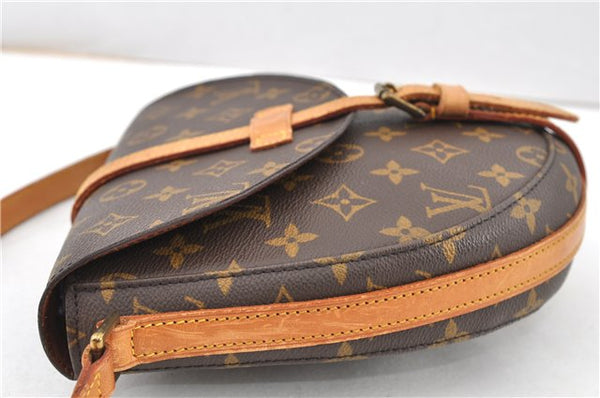 Authentic Louis Vuitton Monogram Chantilly MM Shoulder Cross Bag M51233 LV 1092G