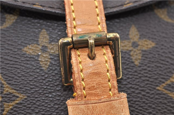 Authentic Louis Vuitton Monogram Chantilly MM Shoulder Cross Bag M51233 LV 1092G