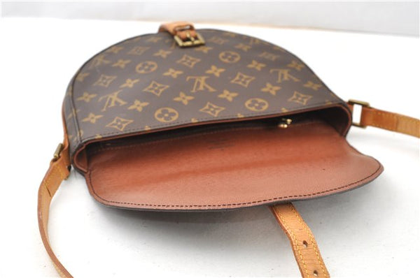Authentic Louis Vuitton Monogram Chantilly MM Shoulder Cross Bag M51233 LV 1092G