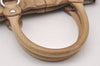 Authentic MIU MIU Vitello Lux Leather 2Way Shoulder Hand Bag RNN955 Beige 1093I