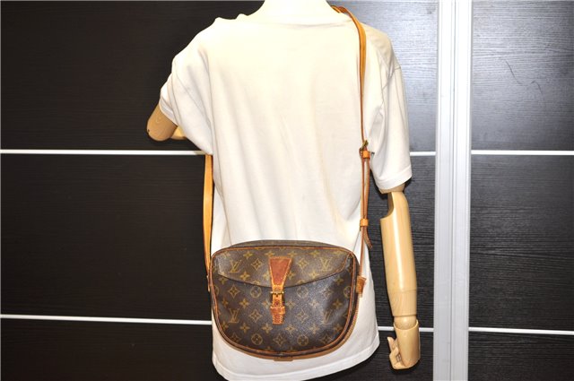Authentic Louis Vuitton Monogram Jeune Fille MM M51226 Shoulder Cross Bag 1095G