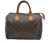 Authentic Louis Vuitton Monogram Speedy 25 Boston Hand Bag M41528 LV 1096G