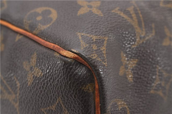 Authentic Louis Vuitton Monogram Speedy 25 Boston Hand Bag M41528 LV 1096G