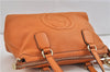 Auth GUCCI SOHO Tassel 2Way Shoulder Hand Bag GG Leather 308362 Orange 1098D