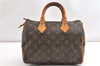 Authentic Louis Vuitton Monogram Speedy 25 Boston Hand Bag M41528 Junk 1098G