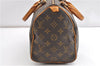 Authentic Louis Vuitton Monogram Speedy 25 Boston Hand Bag M41528 Junk 1098G