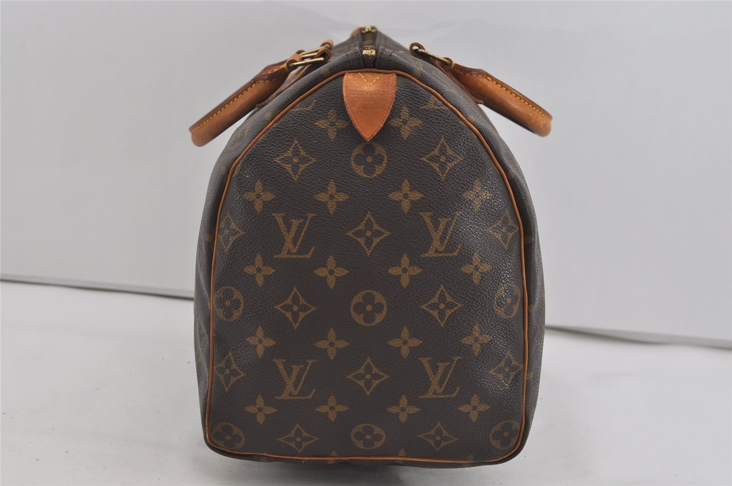 Authentic Louis Vuitton Monogram Speedy 35 Hand Boston Bag M41524 LV 1098I