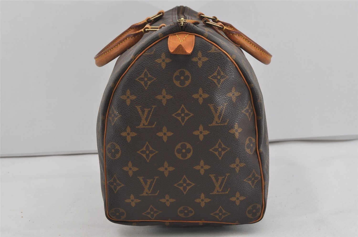 Authentic Louis Vuitton Monogram Speedy 35 Hand Boston Bag M41524 LV 1098I