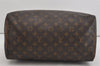 Authentic Louis Vuitton Monogram Speedy 35 Hand Boston Bag M41524 LV 1098I