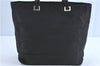 Authentic PRADA Nylon Tessuto Leather Shoulder Tote Bag Purse Black 1099C