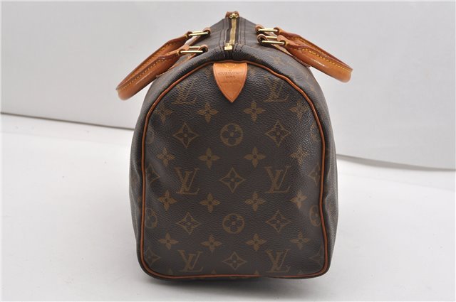 Authentic Louis Vuitton Monogram Speedy 30 Hand Boston Bag M41526 LV 1099G